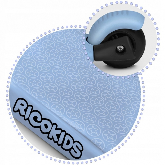 Trotineta 3 in 1 cu roti cu LED Ricokids Todi 765401 - Albastru [8]
