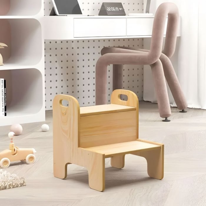 Turn de invatare din lemn, 31.5 x 36.5 x 39 cm, Ecotoys ESC-W-062 [6]