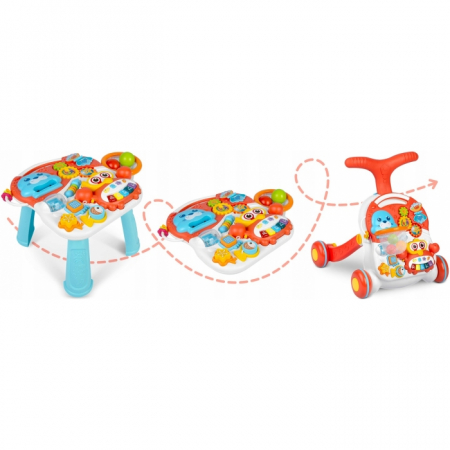 Antemergator educational 2 in 1 Ricokids RK-810 Alb cu rosu [2]