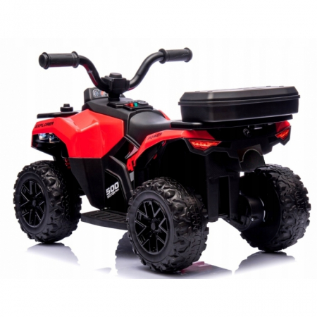 ATV electric pentru copii R-Sport J9, 70x44x40 cm, varsta 1.5-4 ani, roti si scaun din plastic, putere 25W - Rosu [4]