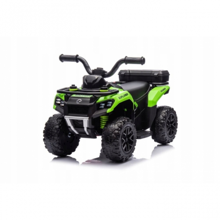 Jucarii exterior - ATV electric pentru copii R-Sport J9, 70x44x40 cm, varsta 1.5-4 ani, roti si scaun din plastic, putere 25W - Verde