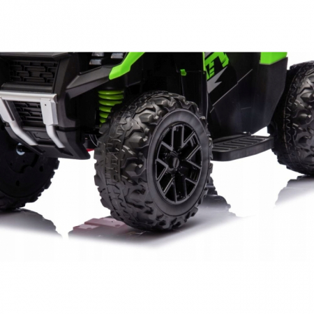 ATV electric pentru copii R-Sport J9, 70x44x40 cm, varsta 1.5-4 ani, roti si scaun din plastic, putere 25W - Verde [4]