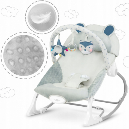 Balansoar cu vibratii Ricokids 7308 - Gri [7]