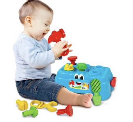Centre de Activitati - Banc de lucru copii cu 9 accesorii – Clementoni