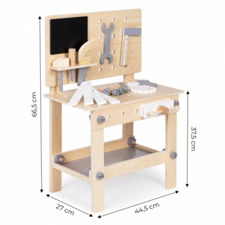 Banc de lucru din lemn cu accesorii pentru copii Ecotoys W03D076E [6]