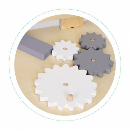 Banc de lucru din lemn cu accesorii pentru copii Ecotoys W03D076E [5]