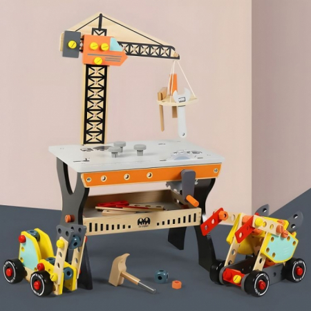 Banc de lucru din lemn pentru copii Ecotoys TL812003 [9]