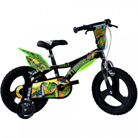Vehicule cu Pedale - Bicicleta copii Dino Bikes 14" Dinosaur