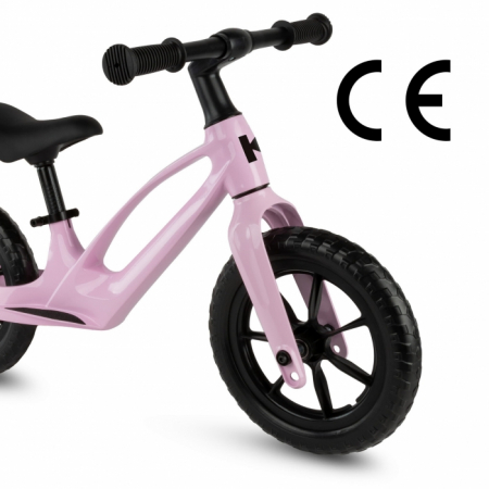 Bicicleta fara pedale, cadru magneziu, roti EVA, Kidwell VITO - Roz [6]