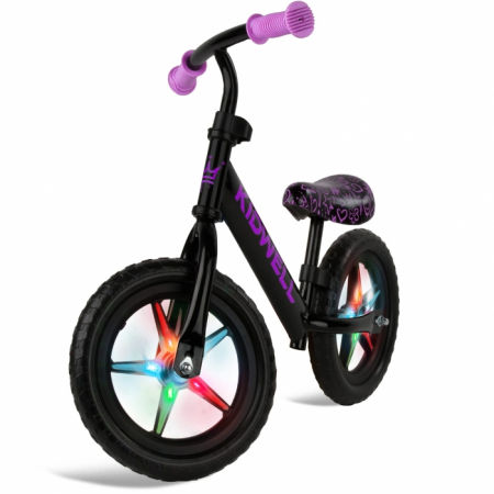 Bicicleta fara pedale cu LED Kidwell REBEL - Neon Pink [1]