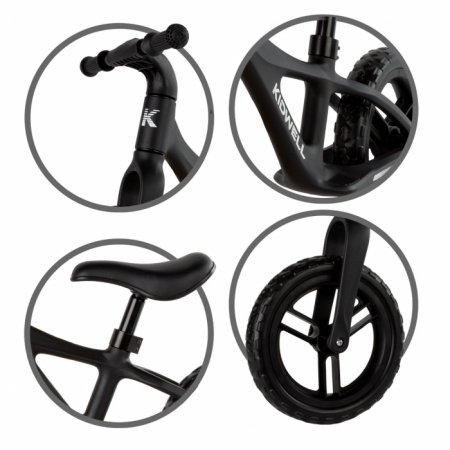 Bicicleta fara pedale Kidwell JOGO - Black [3]