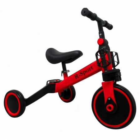 Bicicleta multifunctionala 4 in 1 cu pedale detasabile P8 R-Sport - Rosu [1]