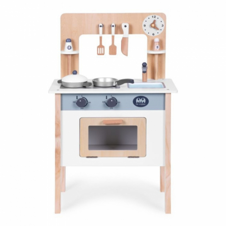 Bucatarie din lemn pentru copii cu accesorii, 48 x 26 x 77 cm, Ecotoys HM232569 [2]
