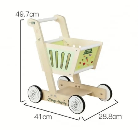 Carucior de Jucarie din Lemn Pentru Copii [2]
