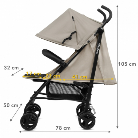 Carucior sport Kidwell Qugar Beige Black [12]