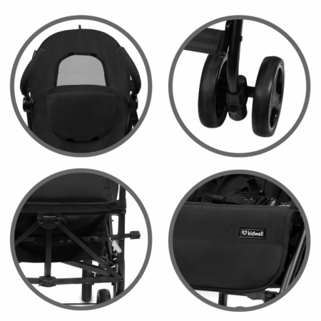 Carucior sport Kidwell Qugar Black [8]