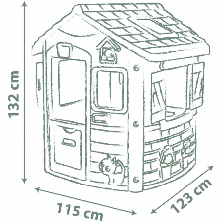 Casuta pentru copii Smoby Life Jura Lodge [1]