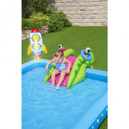 Centru de joaca copii, Bestway Astronaut, gonflabil, PVC, 228 x 206 x 84 cm [1]