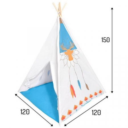 Cort de indieni Ecotoys 8177 - Alb [4]