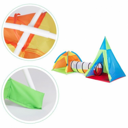 Cort de joaca 3 in 1 pentru copii Iplay 2402 [5]
