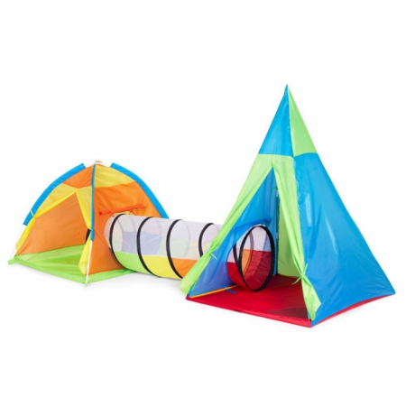 Cort de joaca 3 in 1 pentru copii Iplay 2402 [1]
