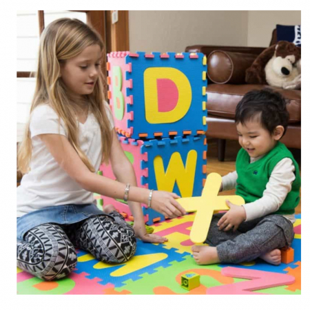 Covor puzzle termic si educativ cu literele alfabetului 26 piese A-Z [3]