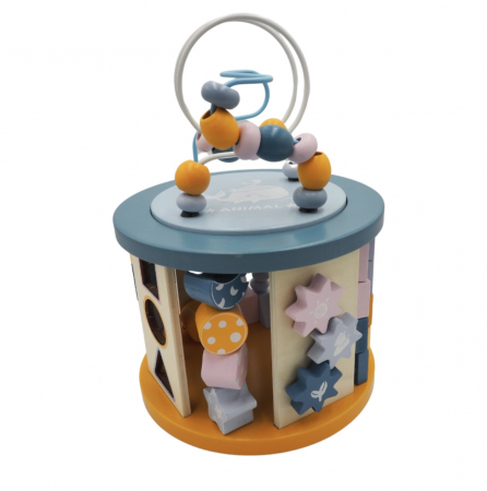 Jucarii Copii - Cub educativ cu forme, cifre, pescuit, 3 ani