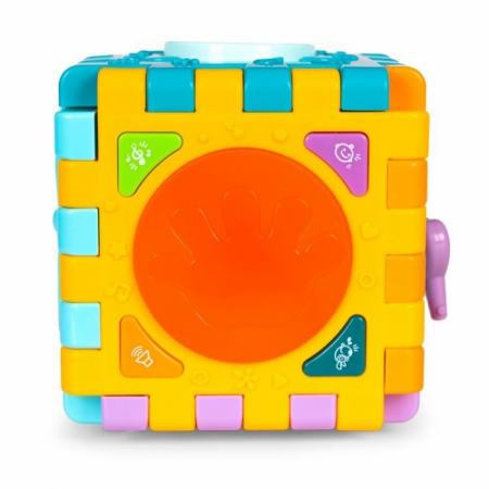 Cub interactiv 6 in 1 cu sunete si lumini Huanger HE0530 [4]