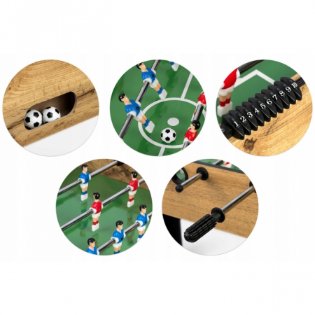Fotbal de masa, 115 x 60 x 78 cm, Neo-Sport NS-805 - Natur [3]