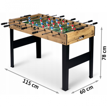 Fotbal de masa, 115 x 60 x 78 cm, Neo-Sport NS-805 - Natur [7]