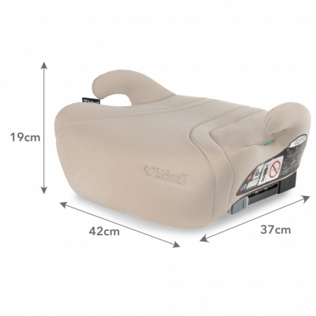Inaltator auto cu Isofix 125-150 cm Kidwell Bono - Beige [8]