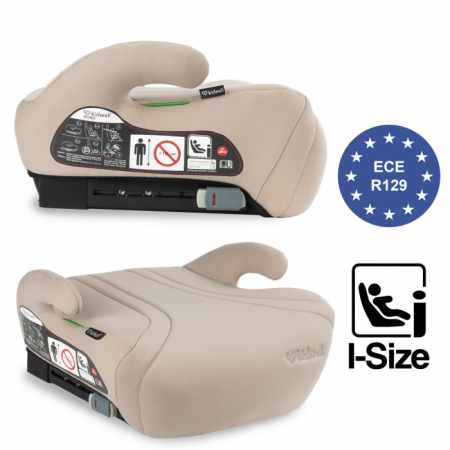 Inaltator auto cu Isofix 125-150 cm Kidwell Bono - Beige [6]