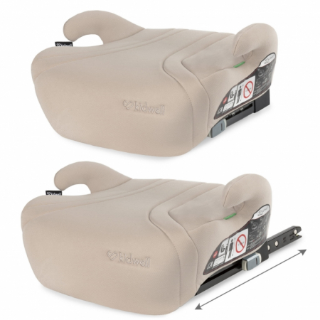 Inaltator auto cu Isofix 125-150 cm Kidwell Bono - Beige [2]