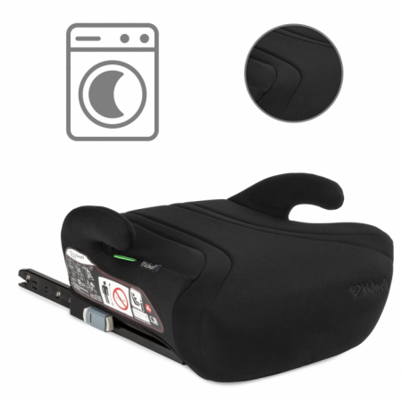 Inaltator auto cu Isofix 125-150 cm Kidwell Bono - Black [5]