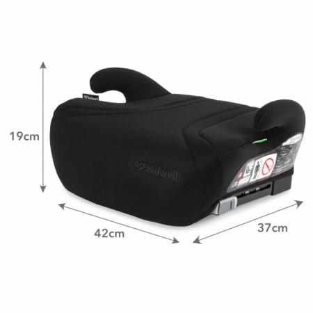 Inaltator auto cu Isofix 125-150 cm Kidwell Bono - Black [8]