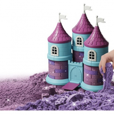 Joc creativ cu nisip kinetic, 750 grame, Castel [2]