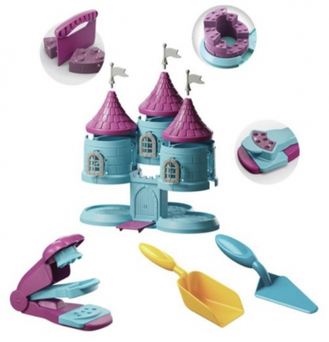 Joc creativ cu nisip kinetic, 750 grame, Castel [1]