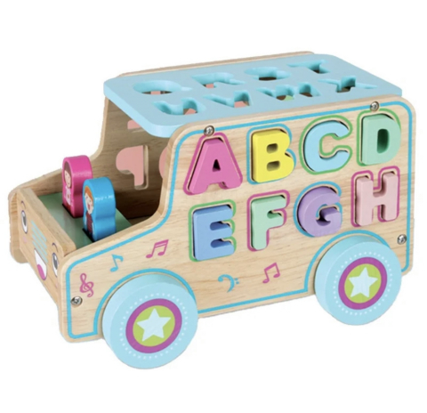 Nevoi Speciale, Autism si Sindromul Down - Joc educativ autobuz sortare litere