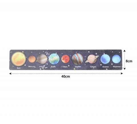 Joc Montessori de tip puzzle incastru – Sistemul Solar [3]