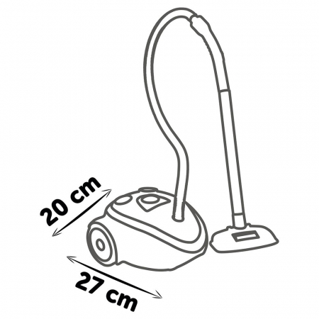 Jucarie Smoby Aspirator Vacuum Cleaner negru [3]