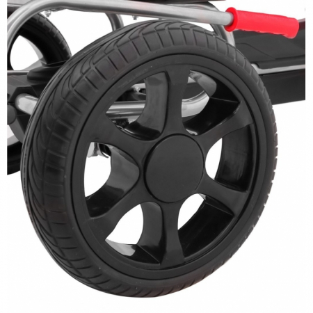 Kart cu pedale si roti EVA, varsta 3 ani+, 123x60x69 cm, Gokart GRAND RIDE - Rosu [7]