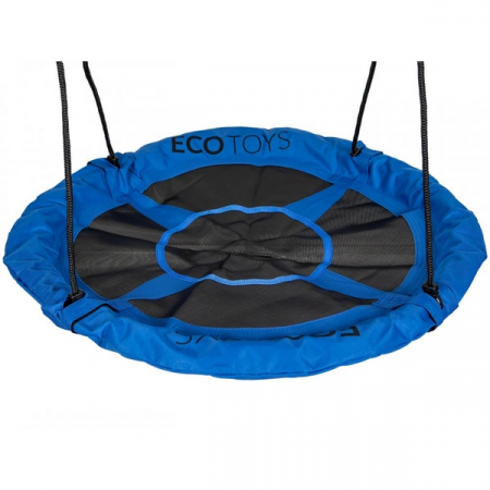 Leagan pentru copii ECOTOYS BOC100, cuib de barza, cadru din otel galvanizat, albastru [1]