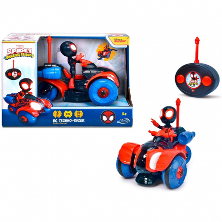 Masina Jada Toys RC Miles Morales Techno-Racer 1:24 17 cm cu telecomanda [2]