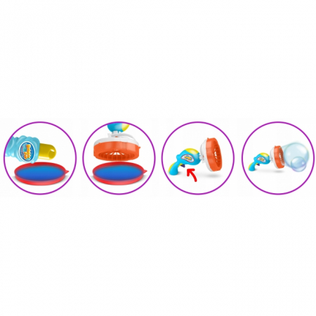 Masinarie pentru balonase din sapun in forma de pistol Ricokids RK-911 [2]