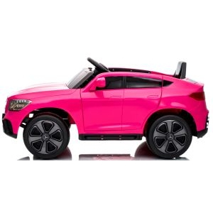 Masinuta electrica cu telecomanda 4 x 4, roti EVA, Mercedes AMG GLC COUPE, varsta 1-4.5 ani, 105x67x46 cm, putere 180W - Roz [4]