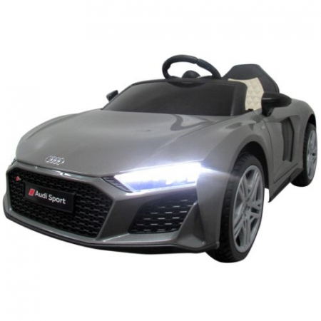 1 IUNIE - Masinuta electrica cu telecomanda Audi R8 - 107 cm R-Sport - Gri