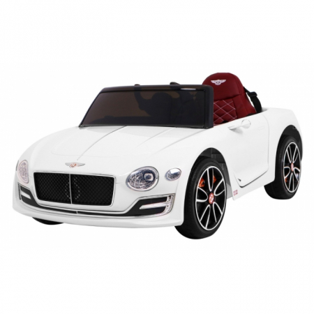 1 IUNIE - Masinuta electrica cu telecomanda BENTLEY EXP 12, roti EVA, scaun tapitat, 107x59x44 cm, putere 24V - Alb