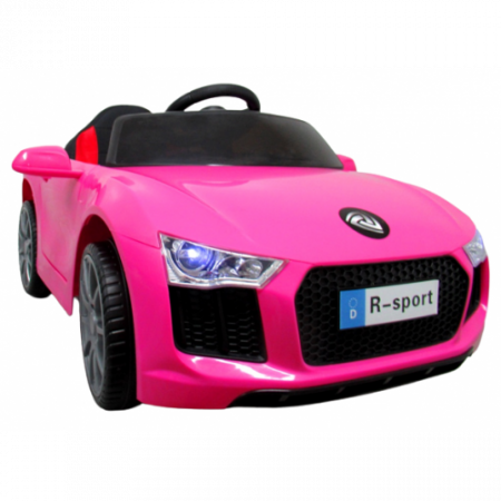 Masinuta electrica cu telecomanda, copii 1-4 ani, scaun din piele, Cabrio B4 628 R-Sport - Roz [1]