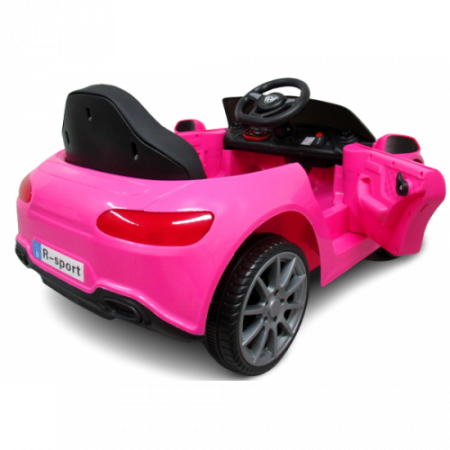 Masinuta electrica cu telecomanda, copii 1-4 ani, scaun din piele, Cabrio B4 628 R-Sport - Roz [3]