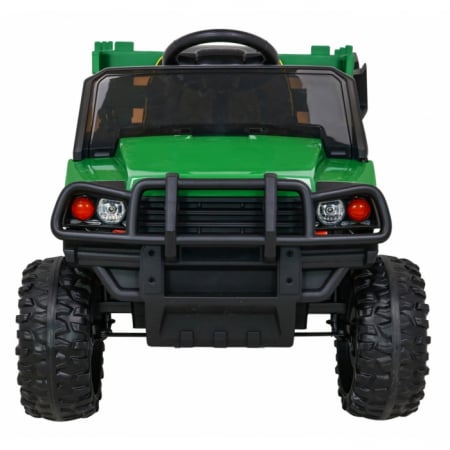 Masinuta electrica cu telecomanda FARMER PICK-UP, roti EVA, scaun tapitat, 116x66x65 cm, putere 70W - Verde [13]